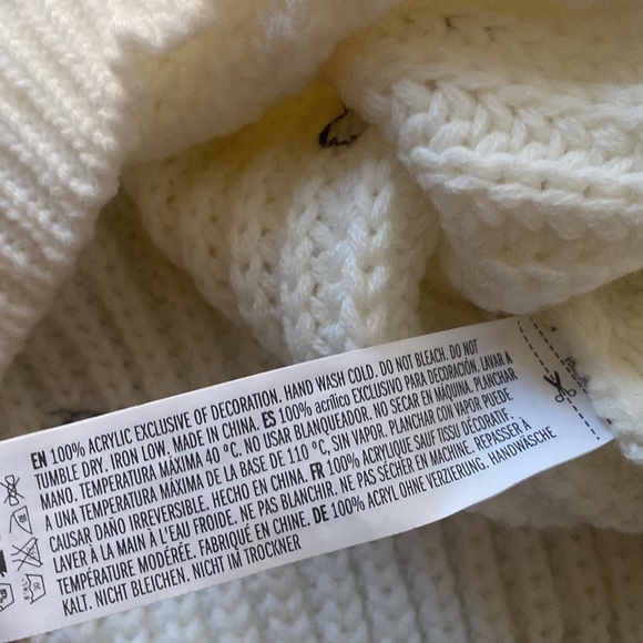 English Factory Smocked Polka Dot Embroidered Sweater M - Picture 11 of 11